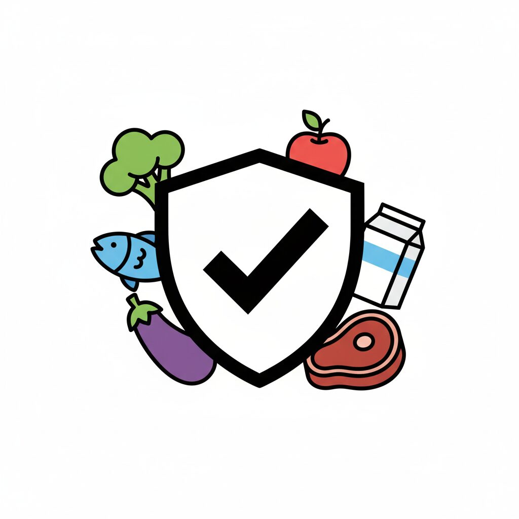 食の安全基準のイメージ